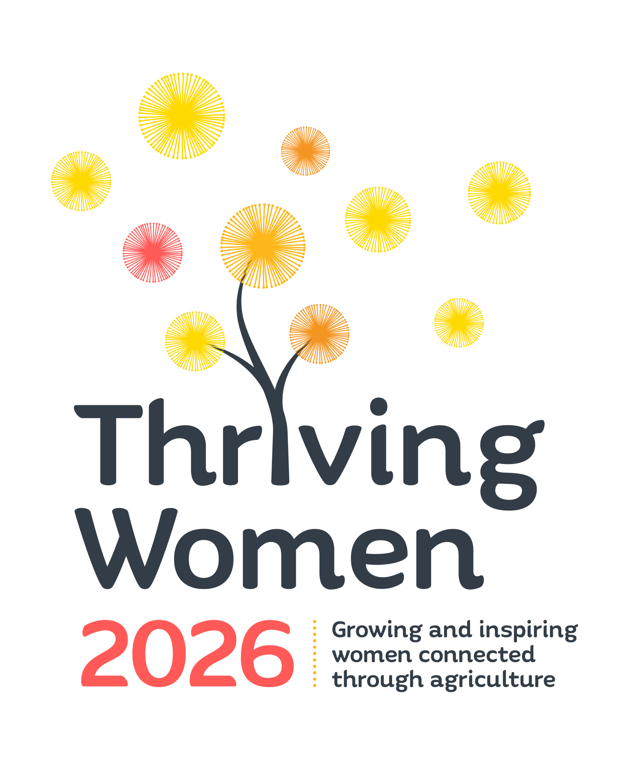 Thriving Women Conference 2026_Logo_Portrait_Date and Tagline