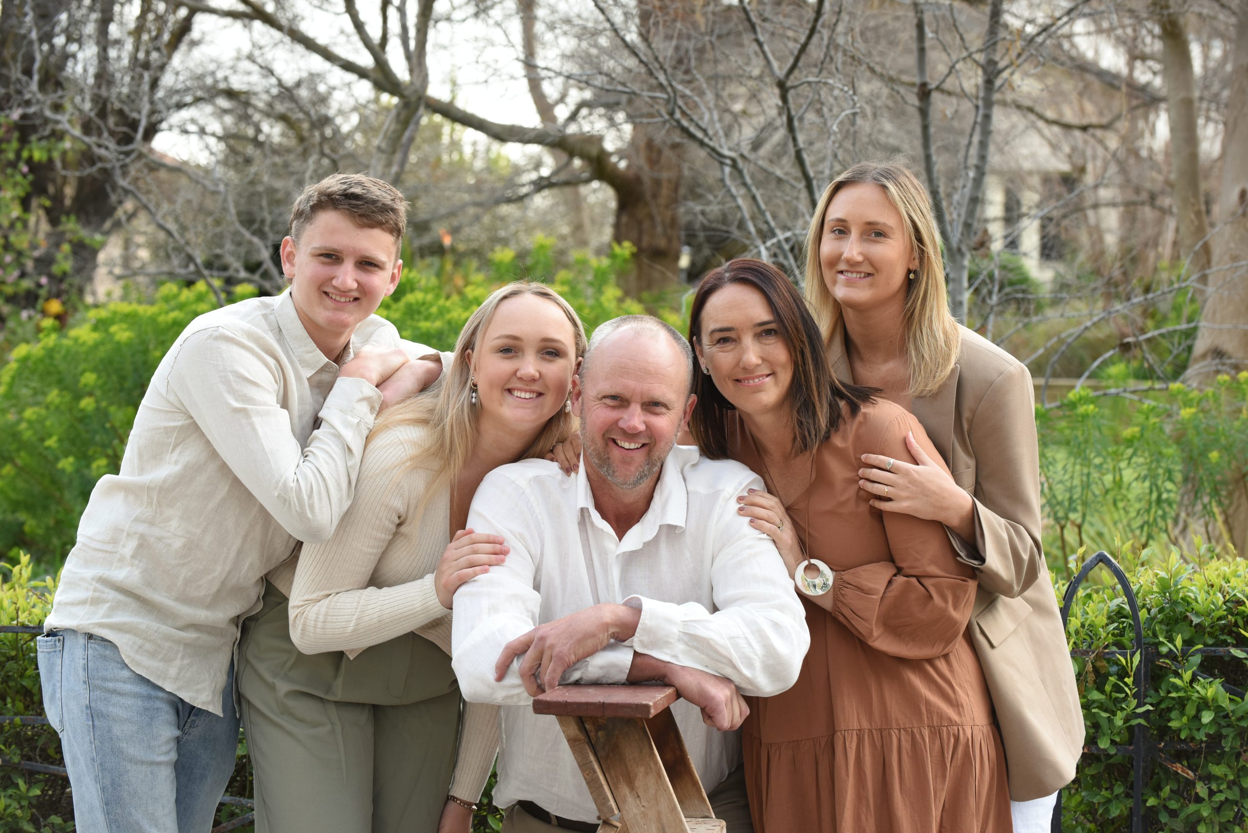 Rach working in farm office