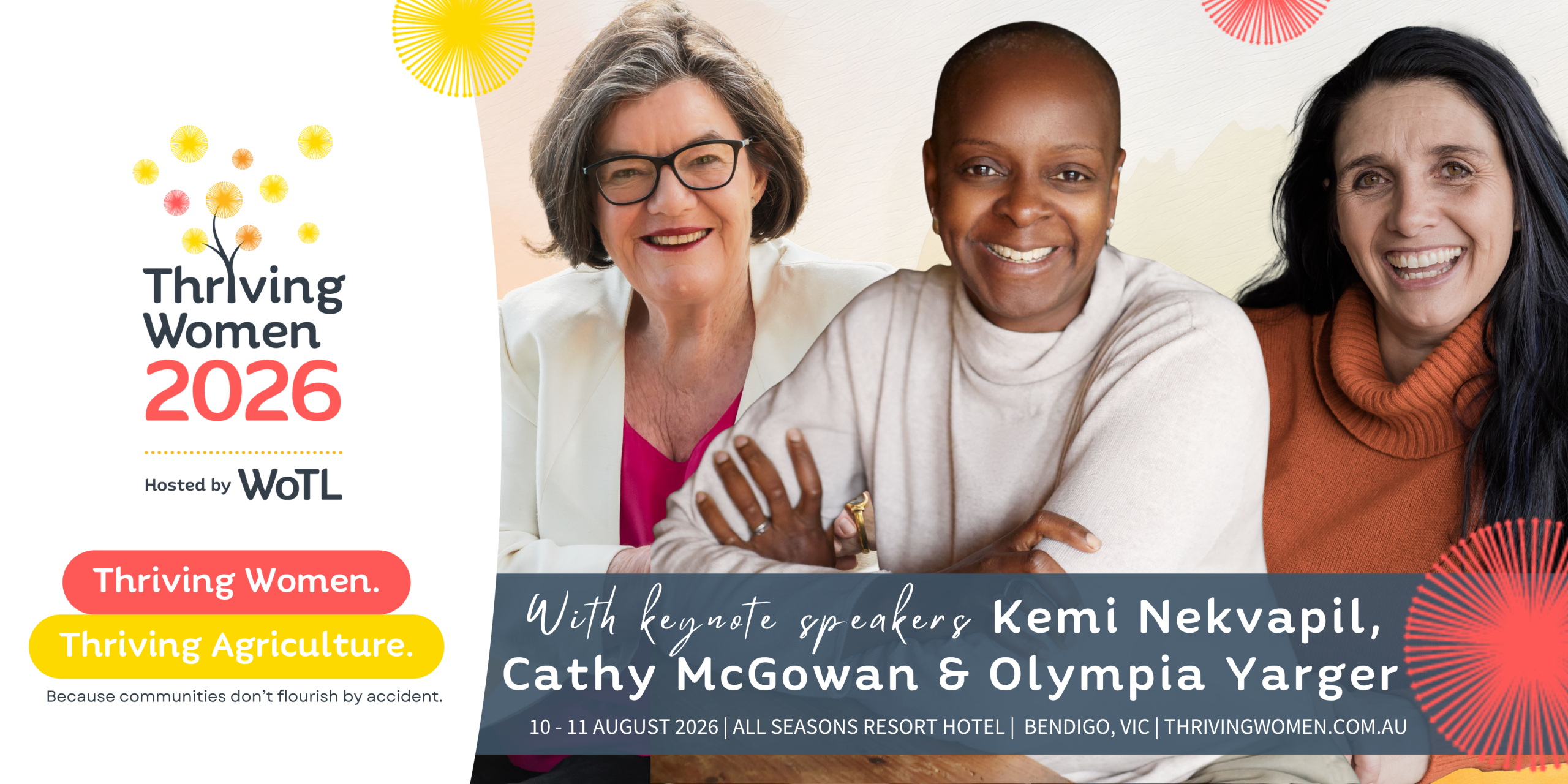 Thriving Women 2026 Keynote speakers